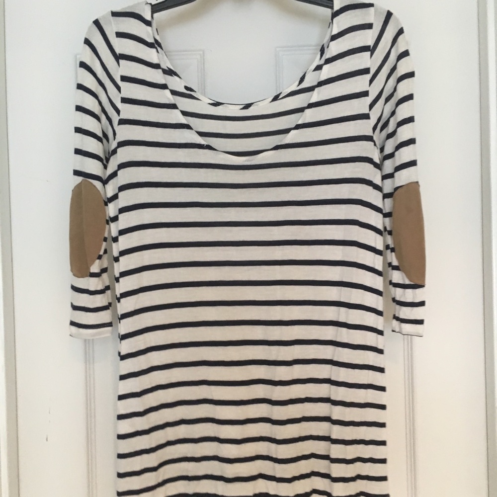 Soprano 3/4 striped shirt with Elbow Pads